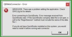 QBWC1039 Error - QuickBooks WebConnector Issues