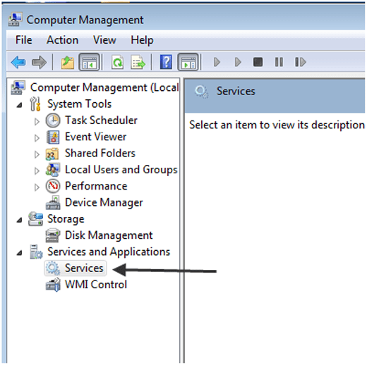 computer management screen