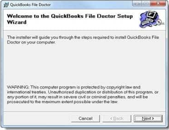 quickbooks file doctor setup wizard