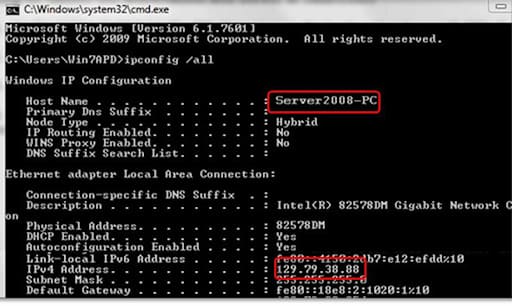 Ping the Server from Workstations