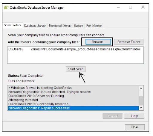 QuickBooks Database Server Manager