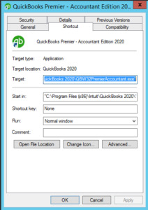 Run the QuickBooks Reboot.bat File