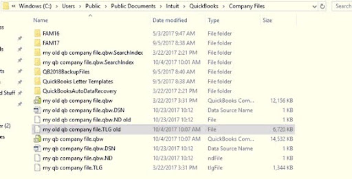 QuickBooks Error 6147, 0: Fix Company File Access 4 Rename the .ND and .TLG Files